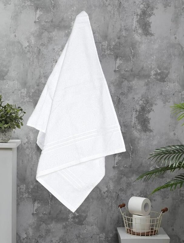 Bath Towel - Regular Series - 80% Cotton 20% Polyester - White - Image 2